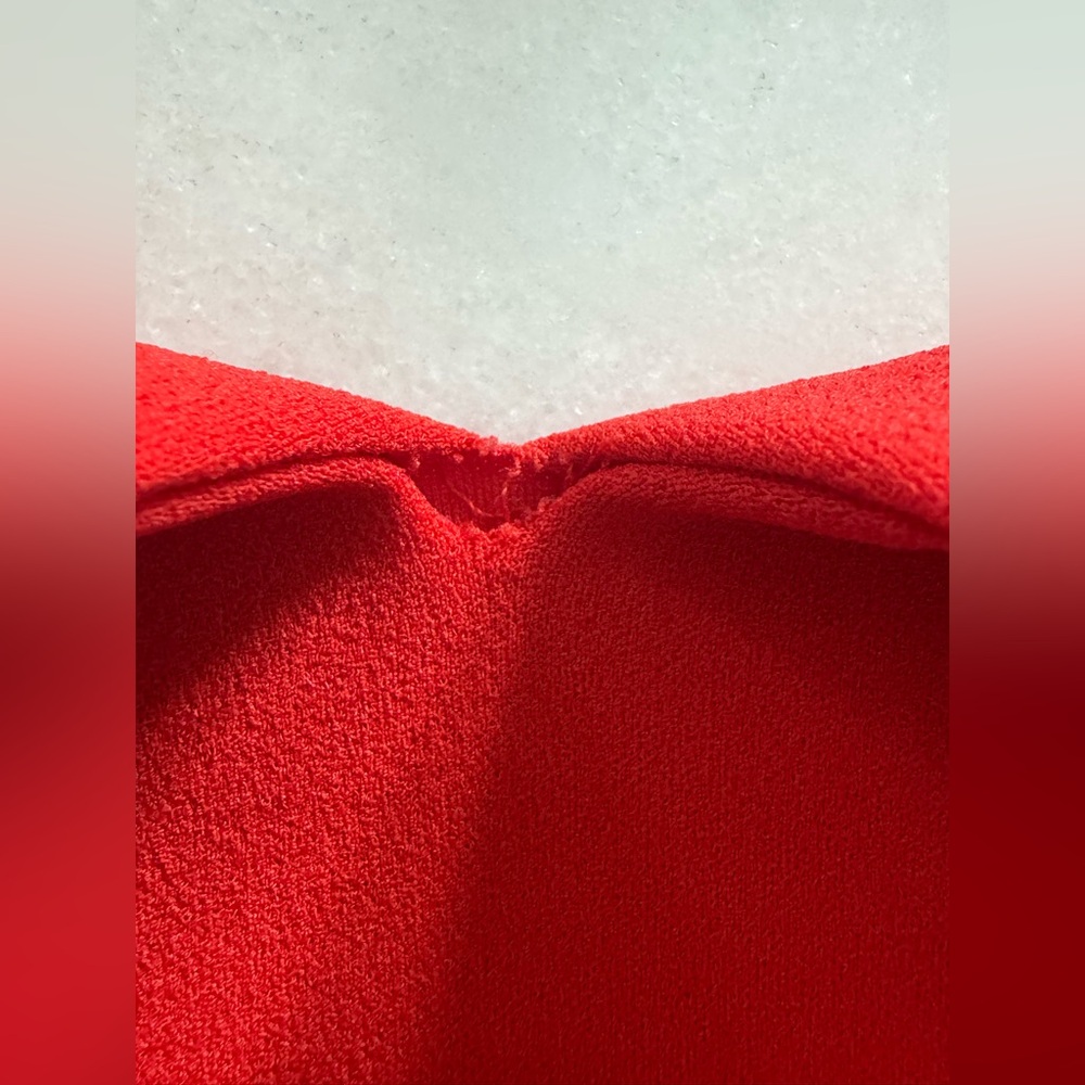 Solace London Red Backless Dress Size 6 - Picture 9 of 9